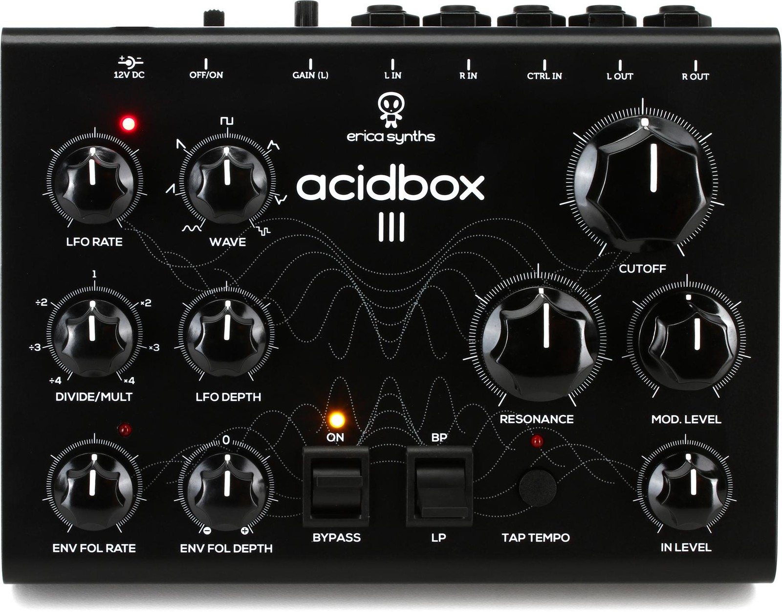 Erica Синтезирует настольный фильтр Acidbox III Polivoks с овердрайвом