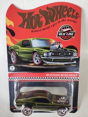 Hot Wheels Ford Mustang Boss Hoss Spectraflame Olive RLC Exclusive Diecast 1:64