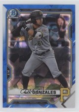 2021 Bowman Chrome Draft Sapphire Edition Nick Gonzales #BDC-16 0a3