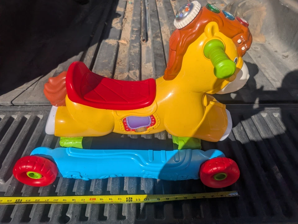 VTech~Baby Rocking Galoping Pony Horse Learning Ed. Juguete interactivo Foto 2 de 4