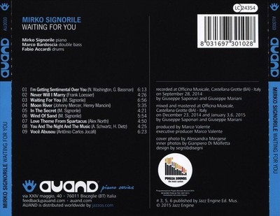 MIRKO SIGNORILE - WAITING FOR YOU * NEW CD