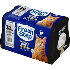 Fresh Step Heavy Duty Odor Block Multi Cat Clumping Litter, Febreze Freshness