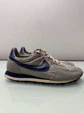 Vintage Nike Air 1986 Diablo Waffle Racer Running Shoes Sz 7 Oceania Blue Gray