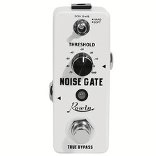 Rowin Noise Gate Pedal - Dual Mode Suppression for Pure White