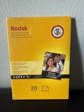 Kodak Premium Photo Paper 5x7 High Gloss 20 Sheets Brand New Factory Sealed