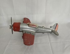 Vintage 1950's Hubley Kiddie Toy American Eagle Airplane P-47 Thunderbolt 1:12