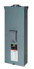 SQUARE D QOM2E2200NRB Outdoor Circuit Box Enclosure W/ Breaker QO 2-Pole 200 Amp