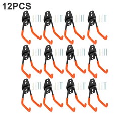 12PCS Heavy Duty Steel Garage Storage Utility Wall Hook Organizer Tools Hanger
