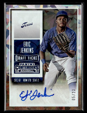 Eric Jenkins 2015 Contenders Draft Ticket Cracked Ice Auto 5/23 #21