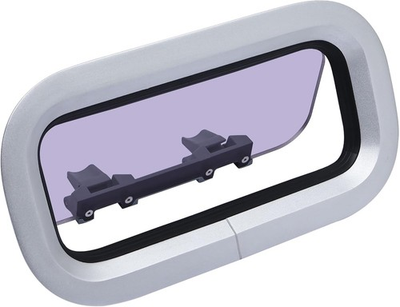 #ad 14.5quot; x 7.6quot; Rectangular Deck Hatch Anodized Aluminum Boat Porthole Window $104.99