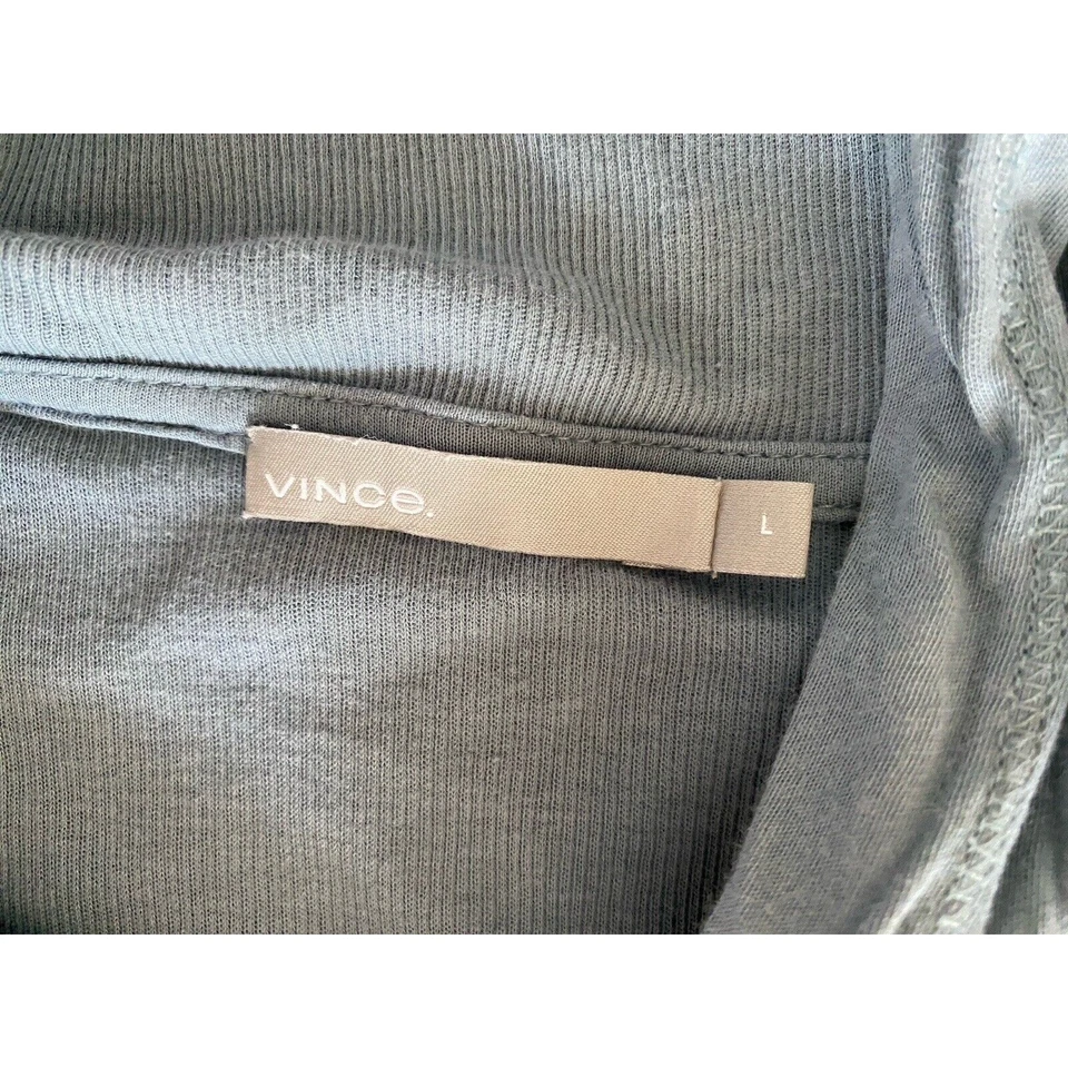 Sudadera con Capucha Pullover Doble Capa VINCE 100% Algodón Pima L Foto 3 de 4