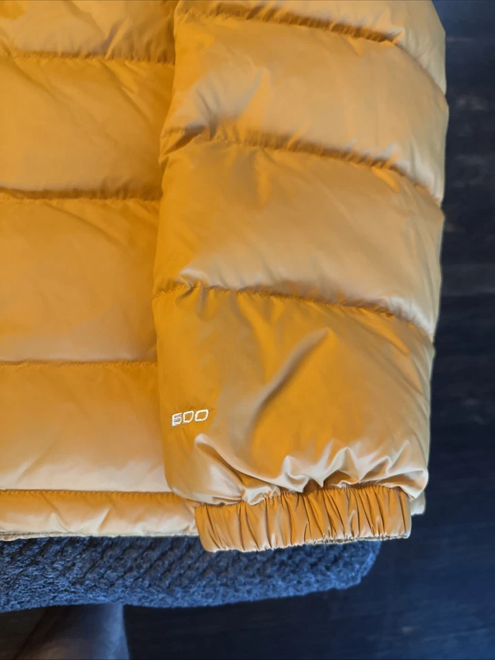 North Face 600 jaqueta de inverno com capuz masculina GG laranja em excelente estado usado - Imagem 4 de 4