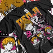 Chainsaw Man T-Shirt Chainsaw Man Girl Anime CSM Denji Power Gift Shirt All Size
