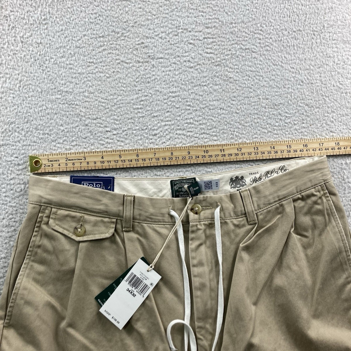 Polo Country Element Ralph Lauren Whitman Chino Pants Men 34x32