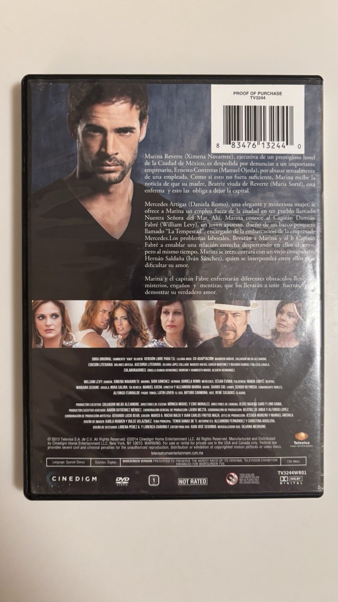 NOVELA ORIGINAL MEMBERS BEST IICD+DVD 新品 La Tempestad DVD Set Telenovelas Populares William Levy, Televisa