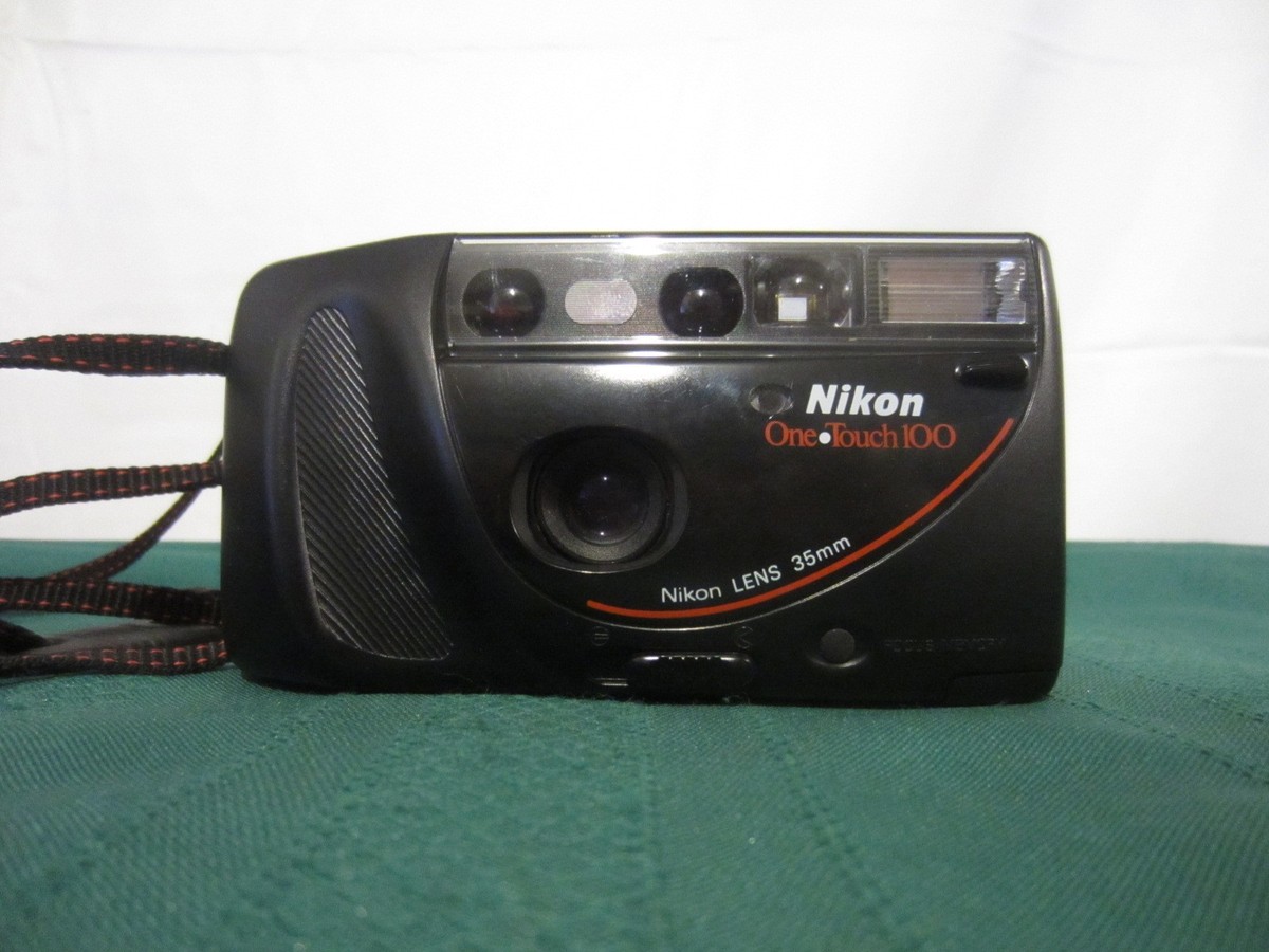 Nikon One Touch 100 Point Shoot 35mm Film Camera w/ Case (Tested
