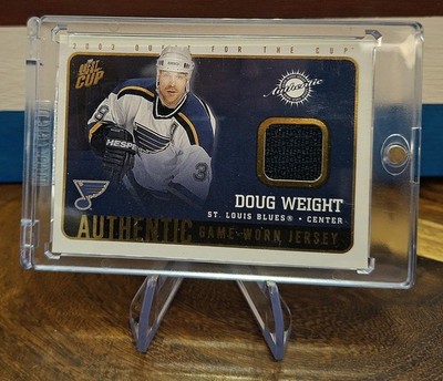 Doug Weight, #19, St. Louis Blues, Pacific, 2003 Authentic Game Worn Jersey, MEM