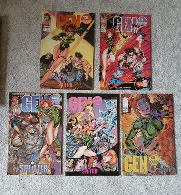 Gen 13, 1 - 5 Miniserie, Splitter Comic