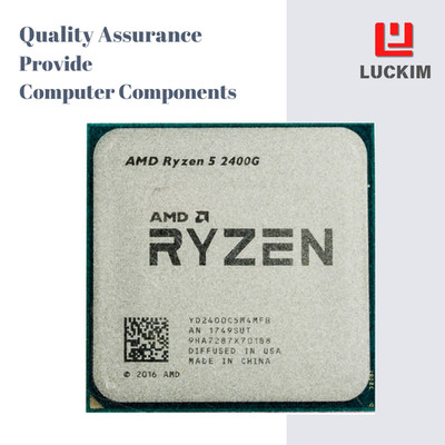 AMD Ryzen 5 2400G CPU - Socket AM4 4 Cores 8 Threads 3.6 GHz 64MB L3 Cache 65W T