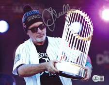 JOE MADDON signed (CHICAGO CUBS) baseball 8X10 photo BECKETT BAS BW54562