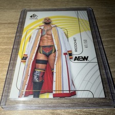 Upper Deck AEW 2025 SP Signature Edition Ricochet YELLOW /50 #97