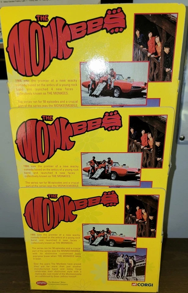 Corgi Classics CC52405 The Monkees Monkeemobile Brand New Set Of 3 - Image 3 of 3