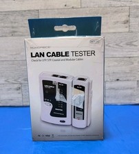 Monoprice RJ-11 and RJ-45 Modular Plug Tester 108138 New Sealed