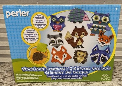 Perler Woodland Creatures Fuse Bead Kit 4004 Pc Sealed Contents NOS