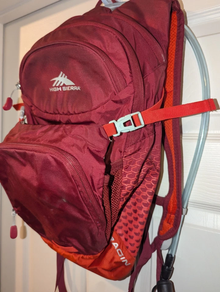 Mochila High Sierra Hydration Pack Cragin Gris 2L Senderismo Camping Trail Foto 2 de 4