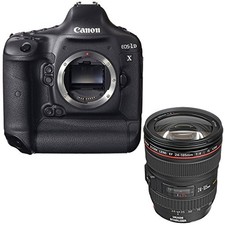 Canon EOS-1D X DSLR Camera Body Only Canon EF 24-105mm f/4L IS USM Lens