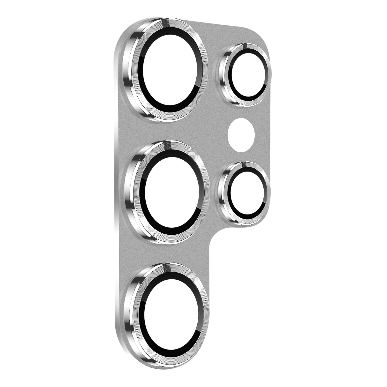 Protection Caméra Verre Trempé Argent pour Galaxy S24 Ultra Enkay