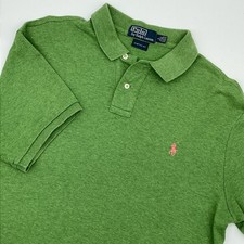 Polo Ralph Lauren Men  s XL Green Polo Shirt Short Sleeve Pony Logo - See Descrip