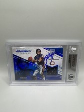 Jim McMahon Signed 2016 Panini Elite Throwback Game Worn Jersey Beckett Auto