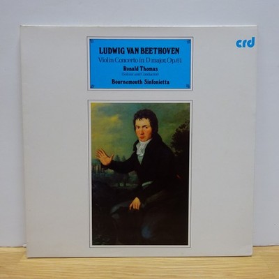 CRD 1053 BEETHOVEN  Violin Concerto RONALD THOMAS BOURNEMOUTH CRD STEREO LP EX+
