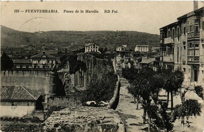 CPA SPANIEN FUENTERRABIA - Paseo de la Murella (317920)