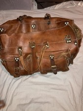 Leather Holdhall Brown Leather Bought On Trip To Turkey. Excellent Condition