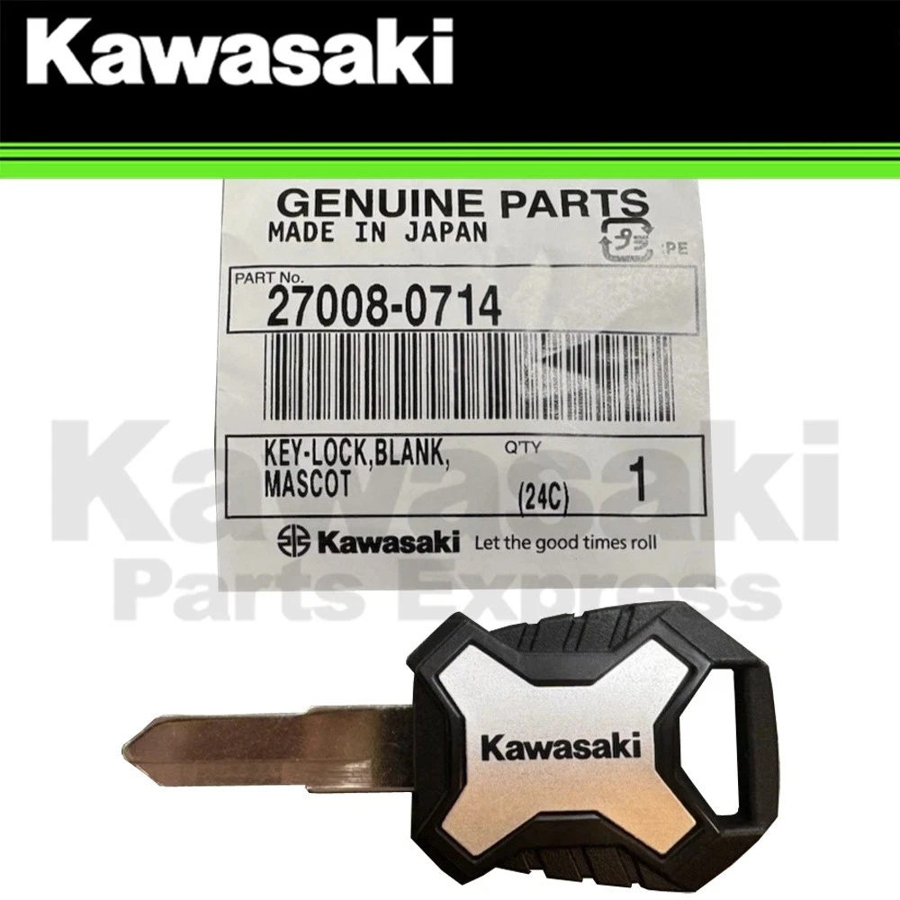 NEW 2024 - 2025 GENUINE OEM KAWASAKI RIDGE MASCOT IGNITION KEY