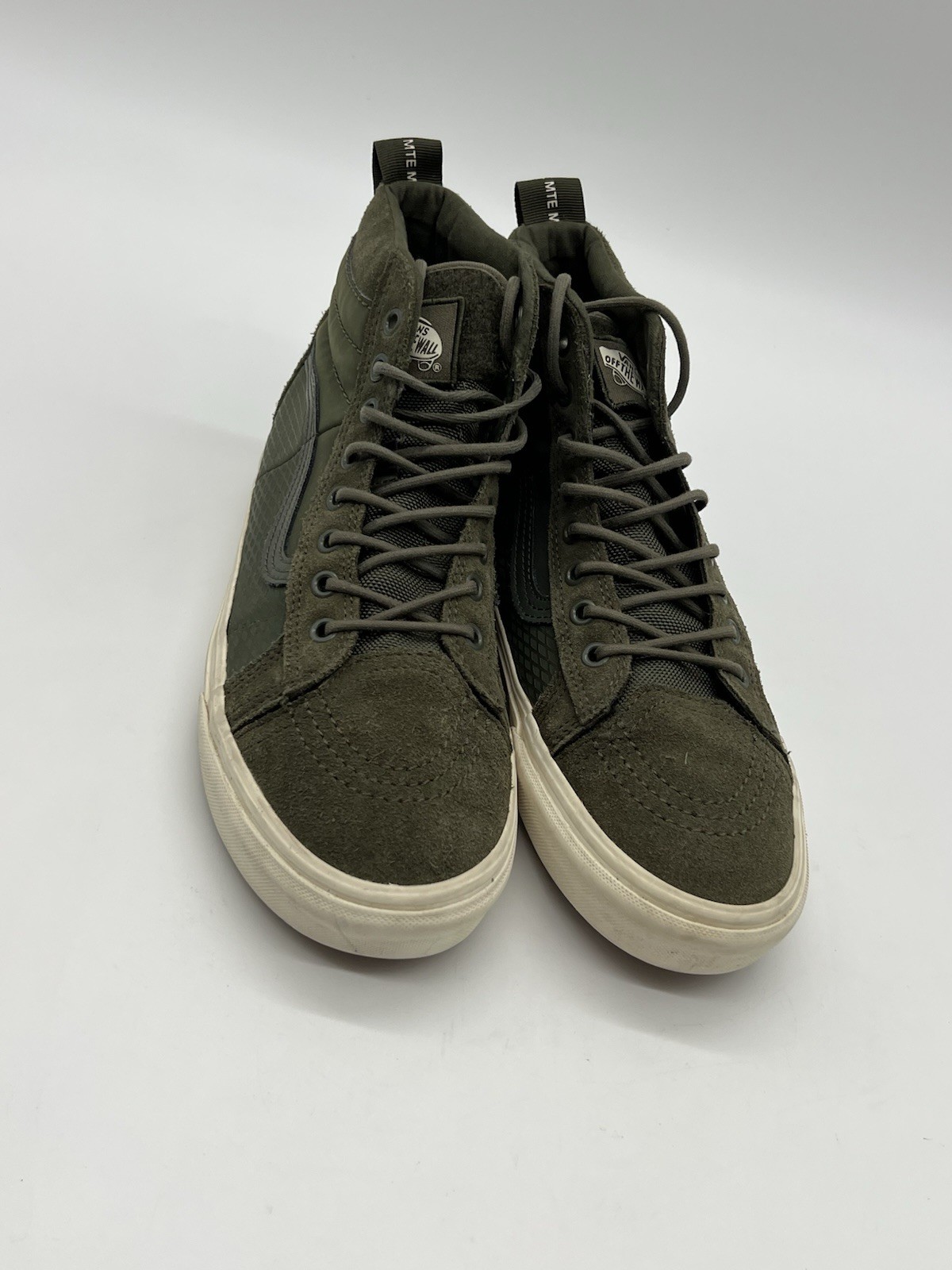 Rare VANS Men’s Sz 9 Skate SK8-Hi 46 MTE DX Tact Grape Leaf Green Suede Sneakers