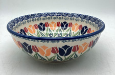 Bunzlauer Dessertschale 650 ml - Dekor Tulpe - II Wahl