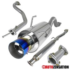 Fits 1994-2001 Acura Integra Gsr 2dr Burnt Tip Catback Exhaust System Muffler Fits 1994-2001 Acura Integra Gsr 2dr Burnt Tip Catback Exhaust System Muffler