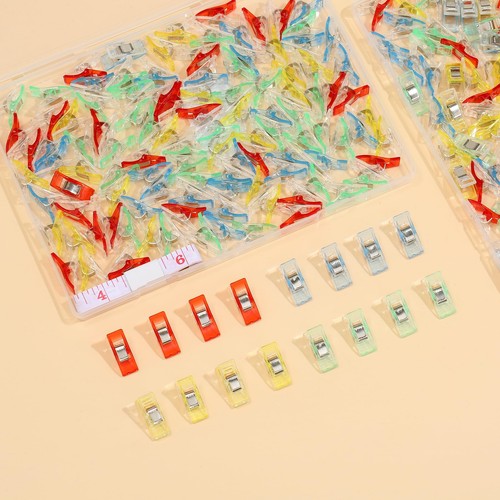 100 Pcs Sewing Clips for Fabric and Quilting,Premium Quilting Clips Assorted ... - Picture 8 of 9