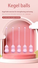 Kegel Exerciser Ben Wa Balls Weighted Pelvic Tightening Bladder Control Set of 5