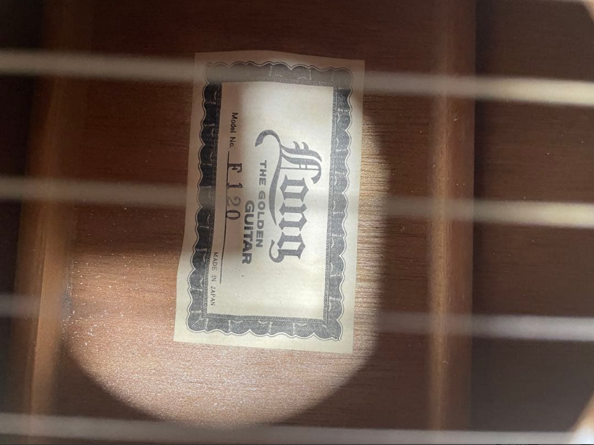 De Luxe The Golden Guitar アコースティックギター Acoustic Guitar De Luxe Long The Golden Model F120 White Made in