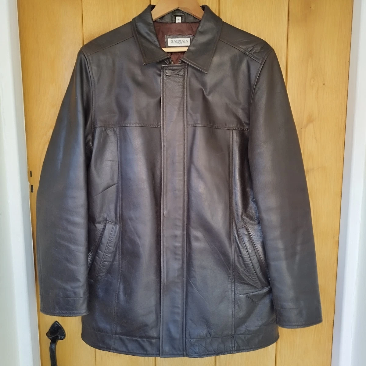 ジャケット・アウター 80s balmain real leather jacket 2way Mens balmain leather jacket - Gem