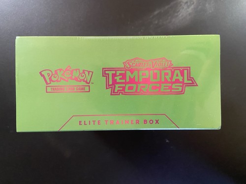 Pokemon Fuerzas Temporales Elite Entrenador Caja ETB (Juego de 2) Nuevo/Sellado - Imagen 8 de 13