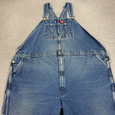 Dickies Latzhose Erwachsene 58x16 blau Latzhose Denim Workwear Carpenter Herren*
