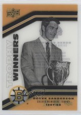 2023 Boston Bruins Centennial Trophy Winners Acetate Derek Sanderson #171 07po