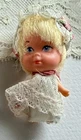 Vintage 1966 Mattel Liddle Kiddles Lucky Locket Doll Named LARKY LOCKET