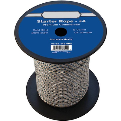 #ad 200#x27; 4mm Smooth Braid Nylon Starter Rope Recoil Pull Cord String $29.99