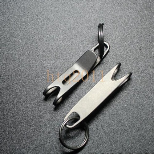 EDC 1 PC Small Titanium alloy Pocket Clip Quick Hanging Tool with Key Ring - Picture 5 of 6